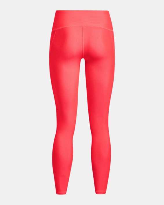 Women's HeatGear® No-Slip Waistband Full-Length Leggings, Red, pdpMainDesktop image number 5